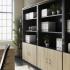 Armoire en métal à rideaux ou portes battante mélaminé, gamme Molina haute - France Bureau